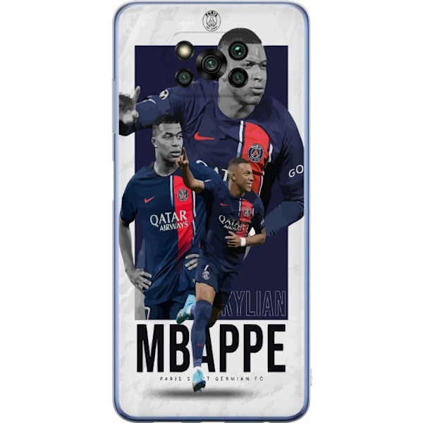 Xiaomi Poco X3 Pro Läpinäkyvä kuori Kylian Mbappé