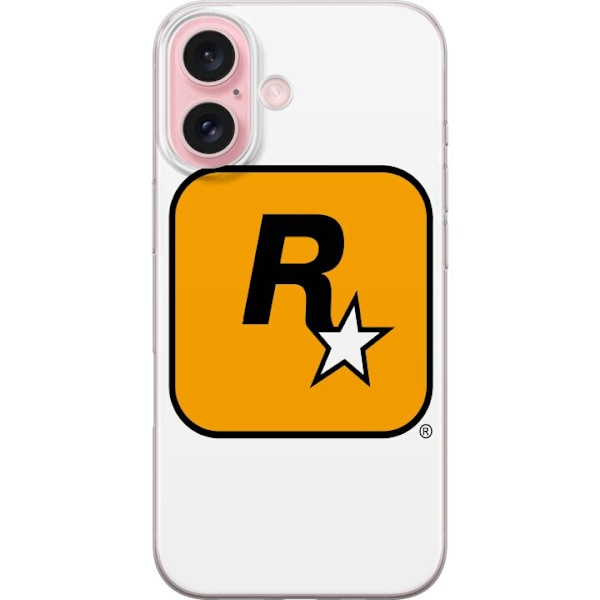 Apple iPhone 16 Gjennomsiktig deksel Rockstar Games (GTA 6)