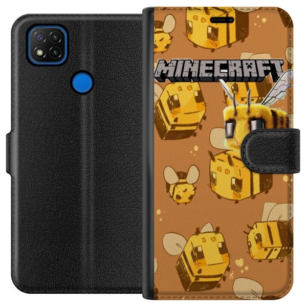 Xiaomi Redmi 9C Plånboksfodral Minecraft Bi