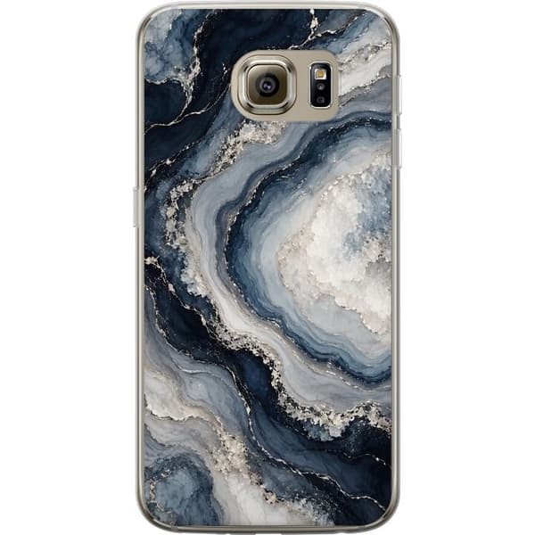Kompatibelt Mobilskal till Samsung Galaxy S6 Nattagat blå