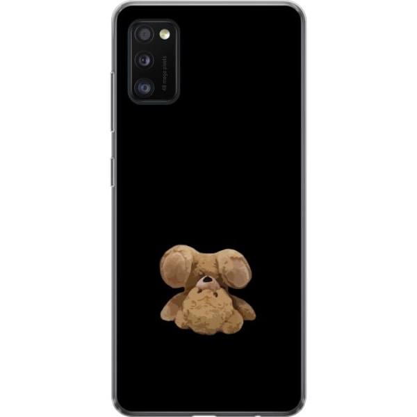 Samsung Galaxy A41 Gennemsigtig cover Op og ned bjørn