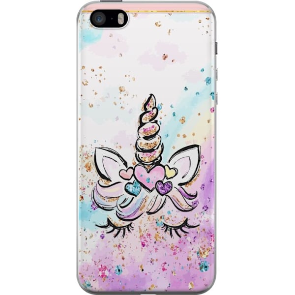 Apple iPhone 5s Genomskinligt Skal Unicorn