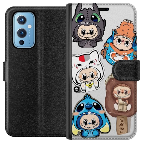 OnePlus 9 Lompakkokotelo Labubu hahmokokoelma - Pop Mart Labub