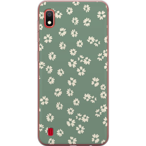 Samsung Galaxy A10 Genomskinligt Skal Blomsterdröm – färgglatt blommönster