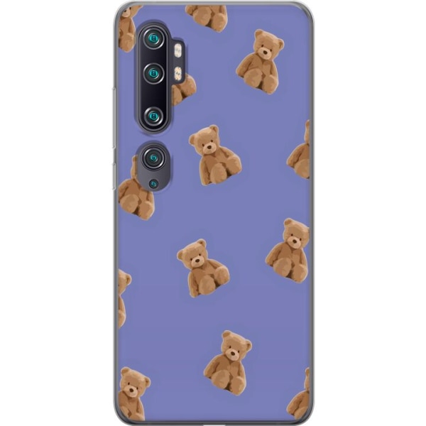Xiaomi Mi Note 10 Gennemsigtig cover Flyvende bjørne