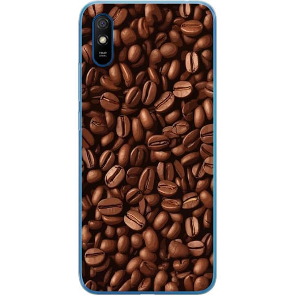 Kompatibelt Mobildeksel til Xiaomi Redmi 9A Kaffebönor närbild brun