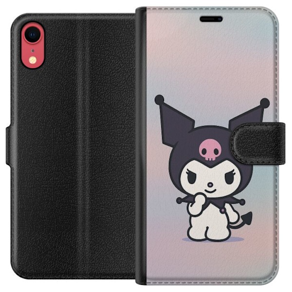 Apple iPhone XR Plånboksfodral Kawaii Sanrio Kuromi