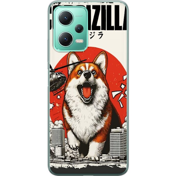 Xiaomi Redmi Note 12 Genomskinligt Skal Corgizilla