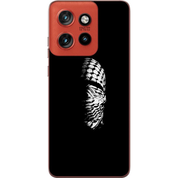 Motorola Edge 50 Neo Läpinäkyvä kuori Keffiyeh-kuviointi -