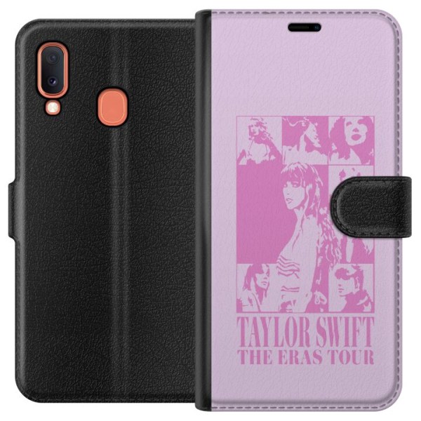 Samsung Galaxy A20e Plånboksfodral Taylor Swift - Pink