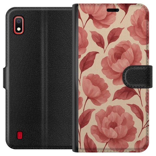 Samsung Galaxy A10 Plånboksfodral Rose Bloom