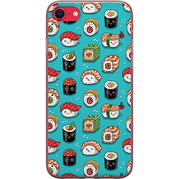 Apple iPhone 8 Läpinäkyvä kuori Sushi