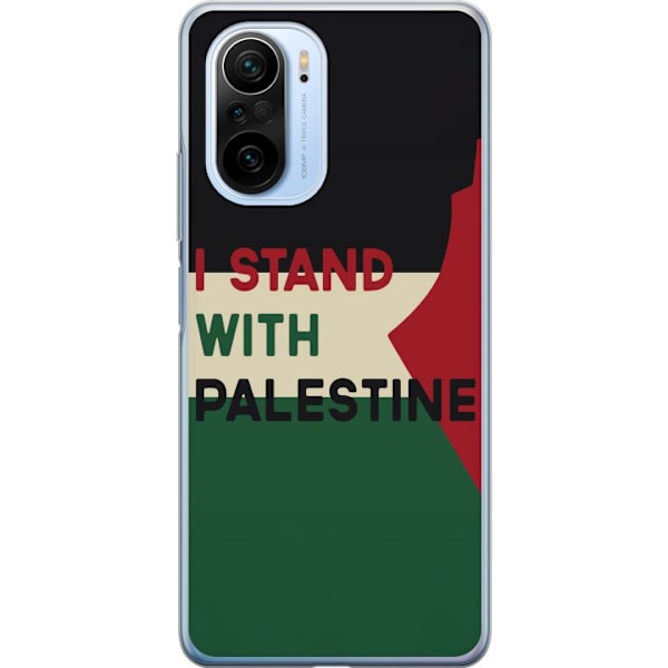 Xiaomi Mi 11i Gjennomsiktig deksel Stå opp for Palestina - so