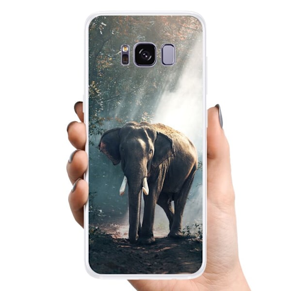 Samsung Galaxy S8 TPU Mobilcover Elefant