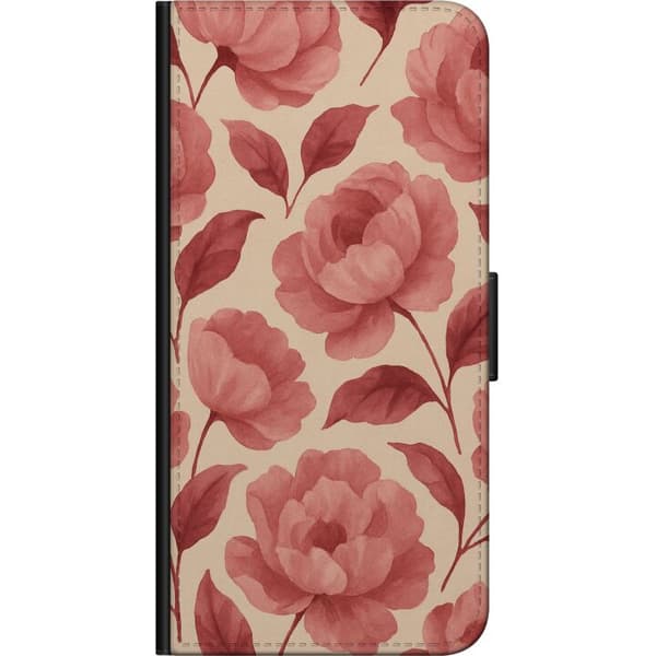 Kompatibelt Plånboksfodral till OnePlus 9 Pro Rose Bloom