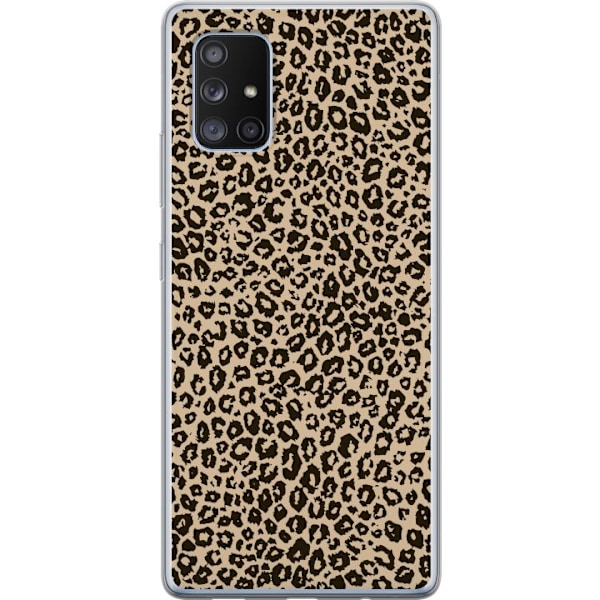 Samsung Galaxy A71 5G Läpinäkyvä kuori Taite Leopardeista