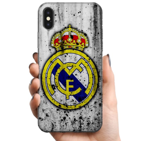 Apple iPhone XS TPU Mobildeksel Real Madrid CF
