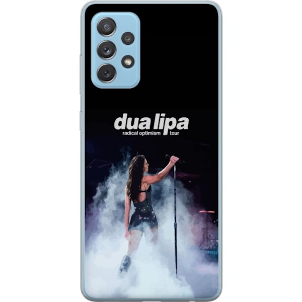 Samsung Galaxy A72 5G Gennemsigtig cover Dua Lipa – Signature Looks & Vibes