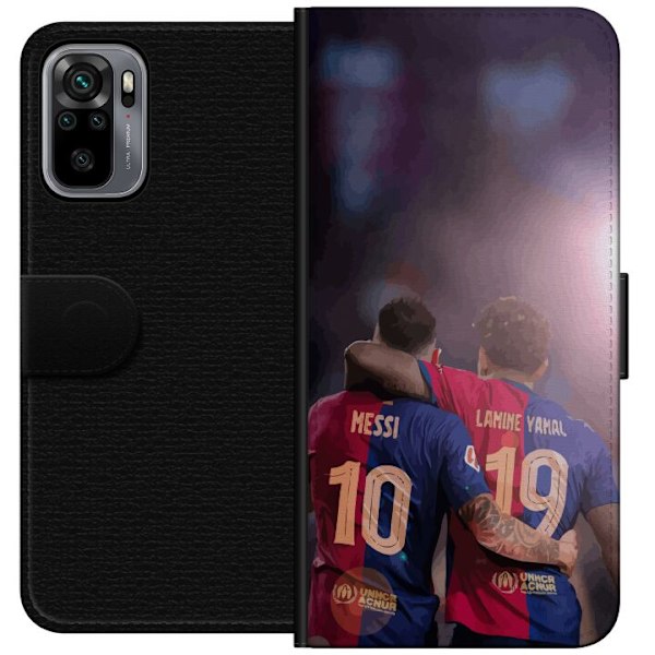 Xiaomi Redmi Note 10S Plånboksfodral Lamine Yamal VS Messi