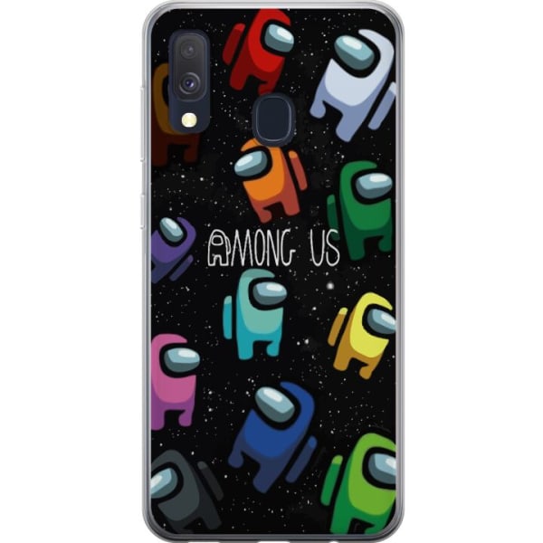 Samsung Galaxy A40 Gennemsigtig cover Mellem Os