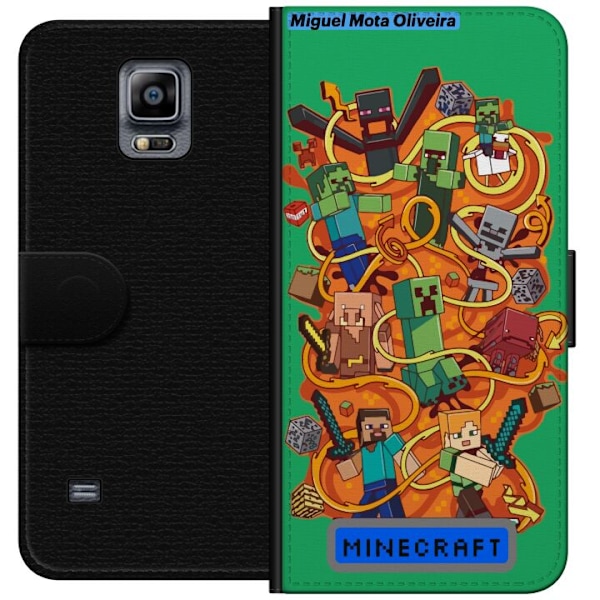 Samsung Galaxy Note 4 Lompakkokotelo Minecraft