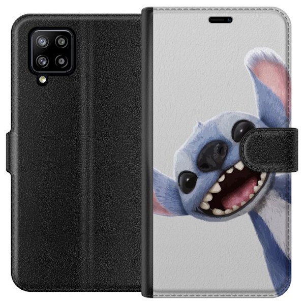 Samsung Galaxy A42 5G Plånboksfodral Stitch i Fart – Kawaii