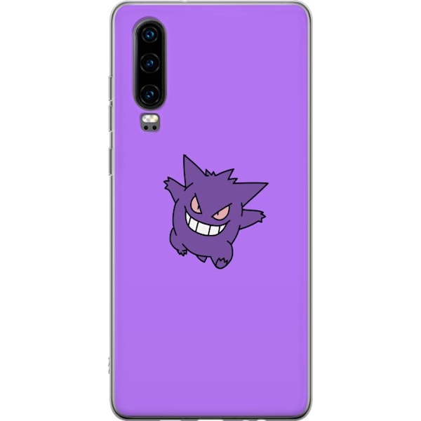 Huawei P30 Gjennomsiktig deksel Gengar Pokémon