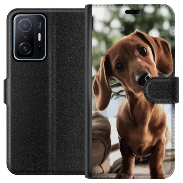 Xiaomi 11T Tegnebogsetui Ung Hund