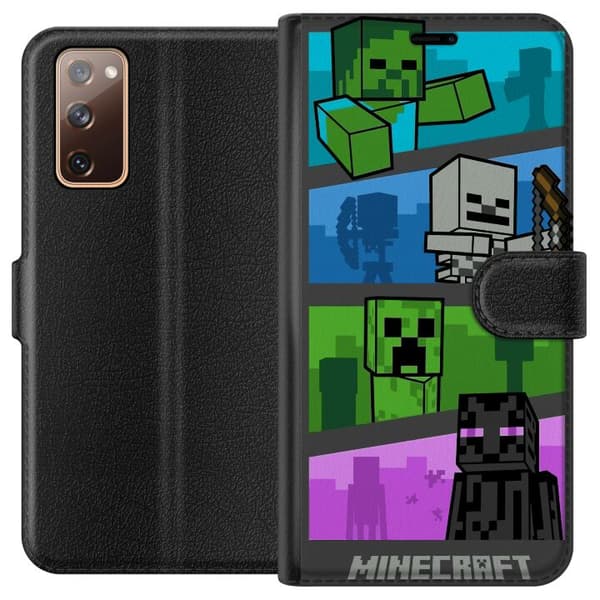 Kompatibelt Plånboksfodral till Samsung Galaxy S20 FE Minecraft