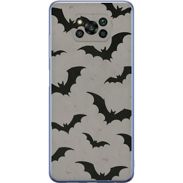 Xiaomi Poco X3 Pro Gennemsigtig cover Flutterprint