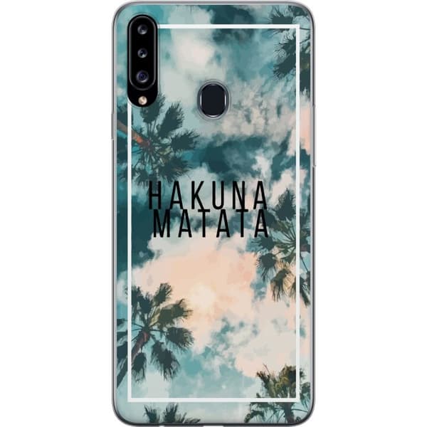 Kompatibelt Mobilskal till Samsung Galaxy A20s Hakuna Matata