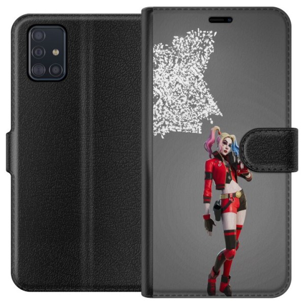 Samsung Galaxy A51 Plånboksfodral Fortnite - Harley Quinn