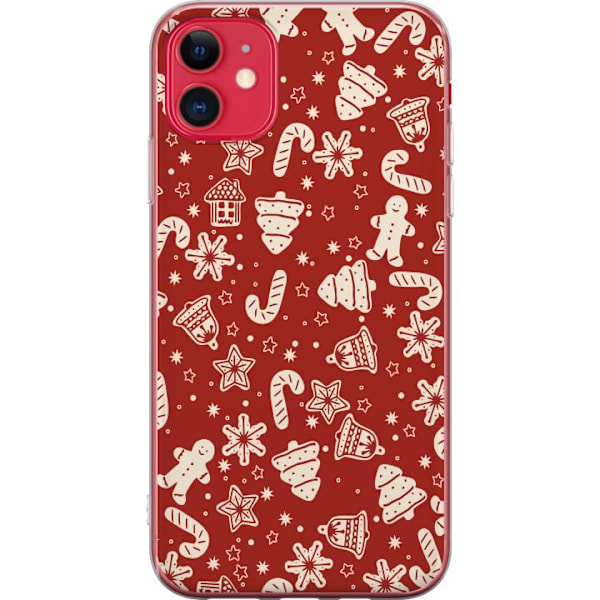 Apple iPhone 11 Läpinäkyvä kuori Hyvää joulua