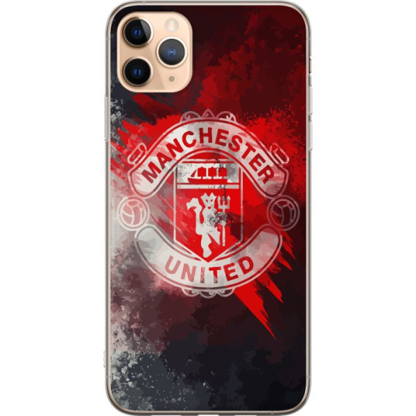 Apple iPhone 11 Pro Max Läpinäkyvä kuori Manchester United