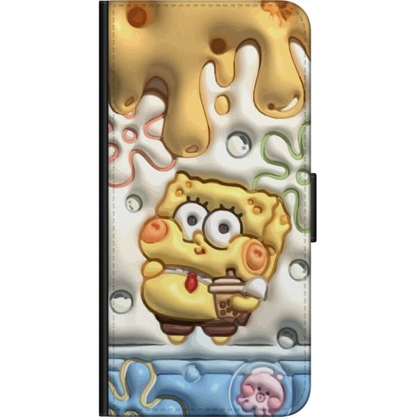 Kompatibelt Lommeboketui til OnePlus 9 Pro SpongeBob firkant