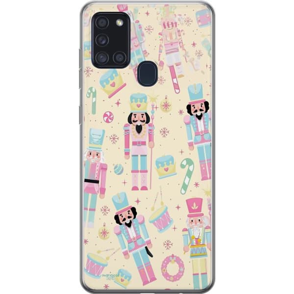 Kompatibelt Mobildeksel til Samsung Galaxy A21s Jul rosa