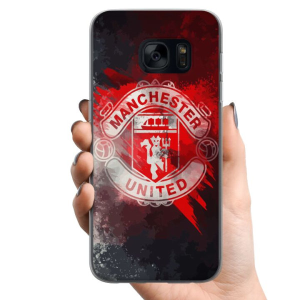 Samsung Galaxy S7 TPU Mobilcover Manchester United FC