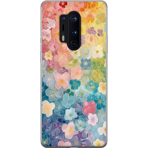 Kompatibelt Mobildeksel til OnePlus 8 Pro Liljer