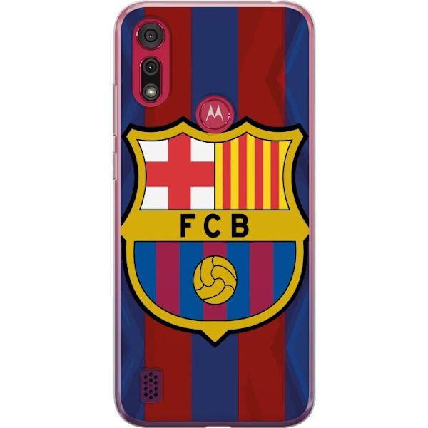 Motorola Moto E6s (2020) Läpinäkyvä kuori FCB Barcelona