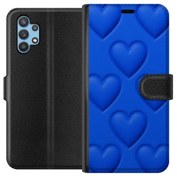 Samsung Galaxy A32 5G Plånboksfodral Blue Hearts