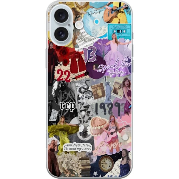 Apple iPhone 16 Plus Gennemsigtig cover Taylor Swift