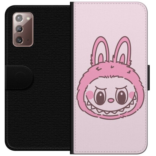 Samsung Galaxy Note20 Lommeboketui Labubu Dyrekretsbunnyutgave