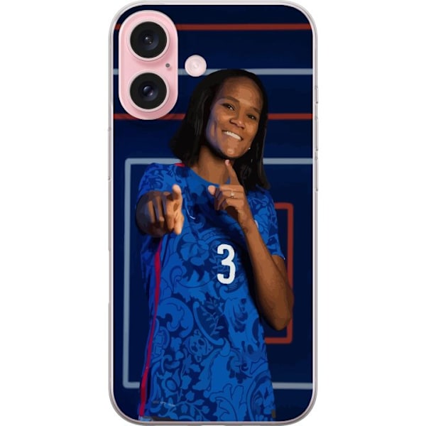 Apple iPhone 16 Läpinäkyvä kuori Wendie Renard (Lyon)