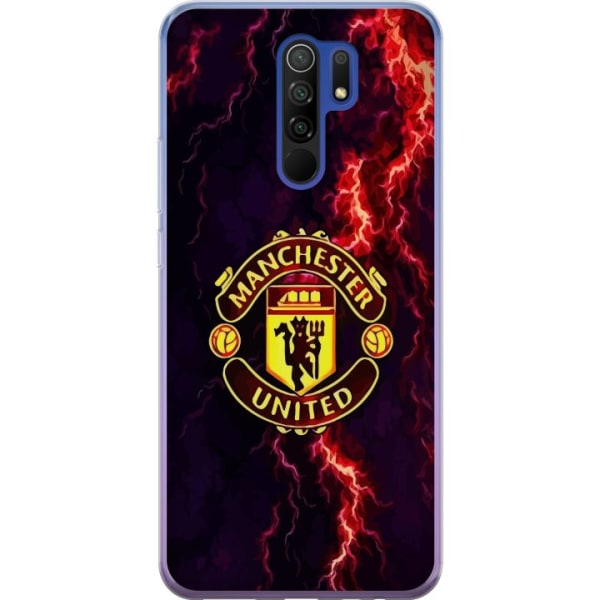 Xiaomi Redmi 9 Gennemsigtig cover Manchester United