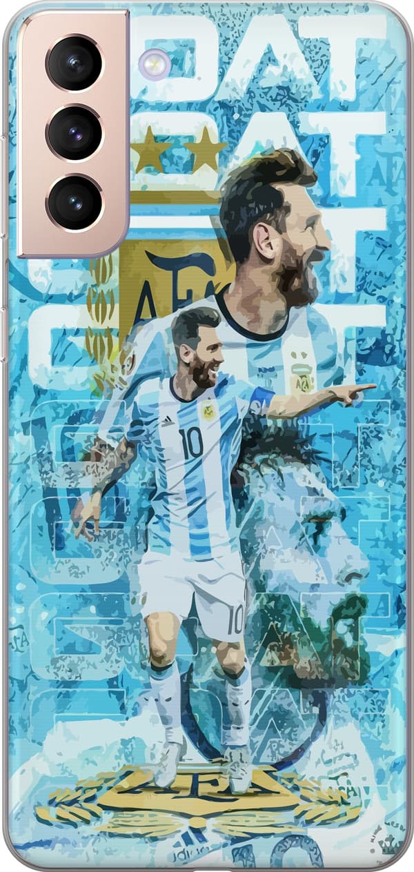 Kompatibel Mobilcover til Samsung Galaxy S21 Messi