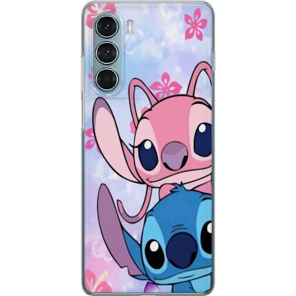 Motorola Moto G200 5G Läpinäkyvä kuori Stitch & Angel
