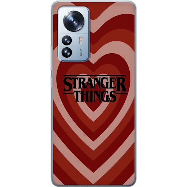 Xiaomi 12 Pro Genomskinligt Skal Stranger Things