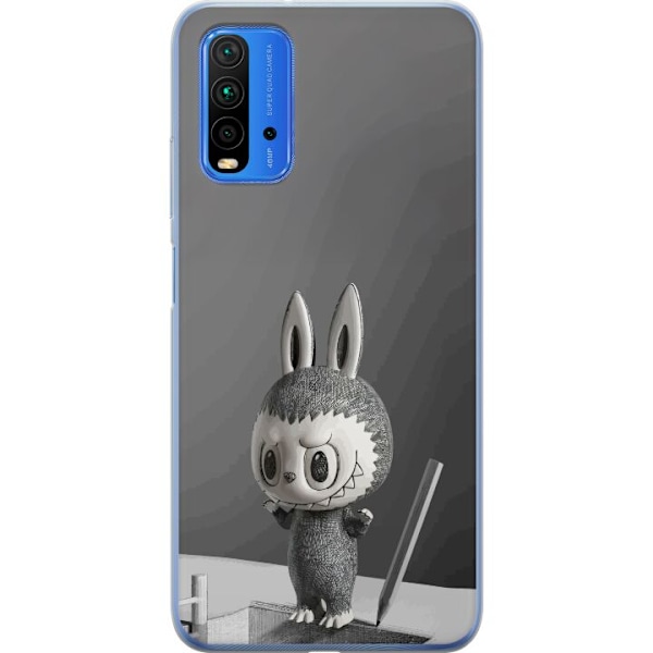 Xiaomi Redmi 9T Läpinäkyvä kuori Pop Mart MEGA LABUBU LABUB