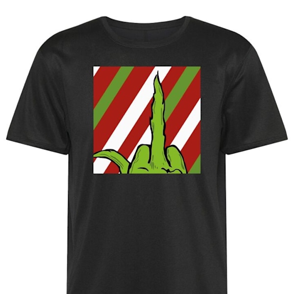 Trænings T-shirt | Sport T-shirt til Voksen Grinch sort Lille