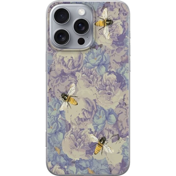 Apple iPhone 16 Pro Max Gjennomsiktig deksel Blomster